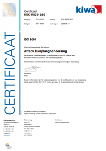 ISO certificaat 9001